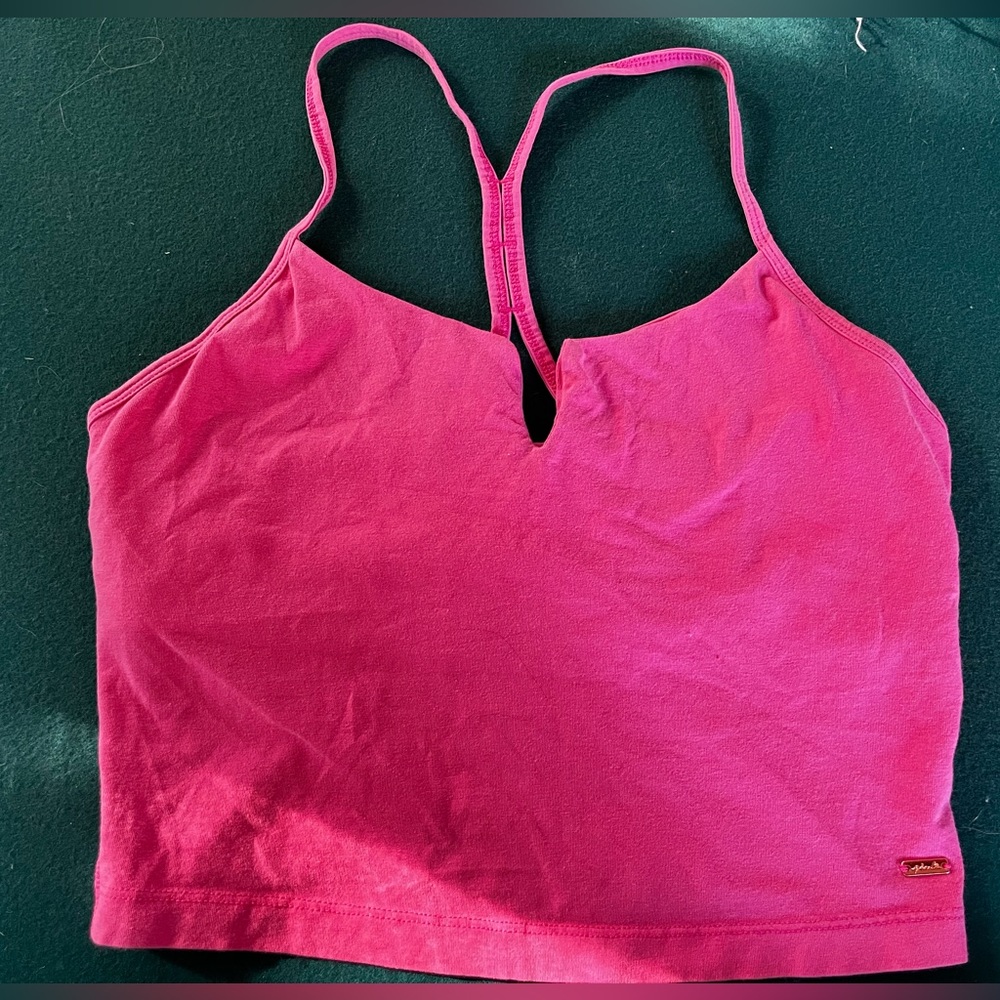 Victoria secret pink ram top with built in bra
